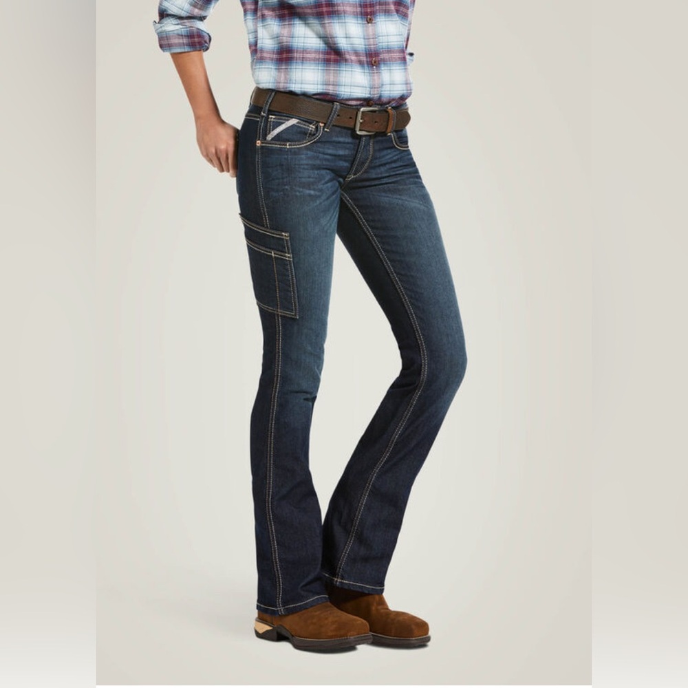 Ariat Rebar Mid-Rise Boot Jeans